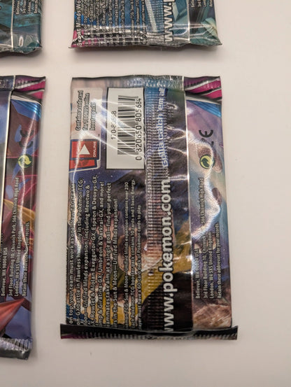 POKEMON TCG SUN & MOON UNIFIED MINDS - 4x Booster Packs - Art Set Factory Sealed FRENLY BRICKS - Open 7 Days
