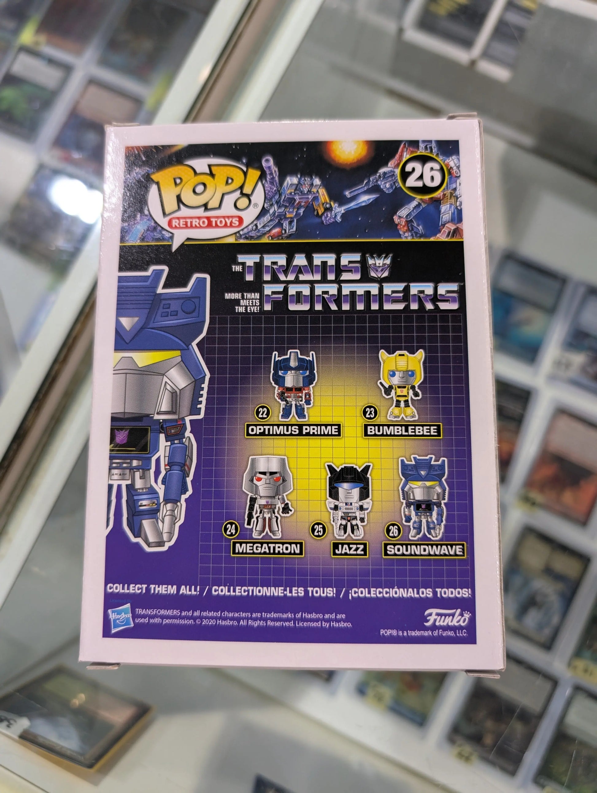 Funko Pop! Transformers Soundwave #26 FRENLY BRICKS - Open 7 Days