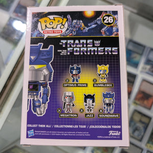 Funko Pop! Transformers Soundwave #26 FRENLY BRICKS - Open 7 Days