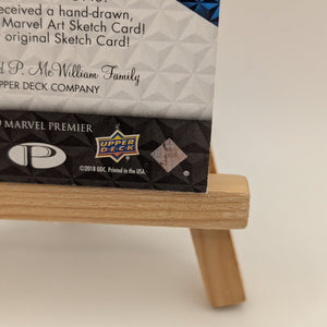 2019 Upper Deck Marvel Premier Sketch Cards Dual Panel Auto Signed 1/1 VENOM FRENLY BRICKS - Open 7 Days