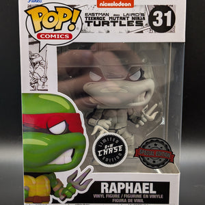 Funko POP! Tv Teenage Mutant Ninja Turtles #31 Raphael B+W Chase Limited Edition FRENLY BRICKS - Open 7 Days