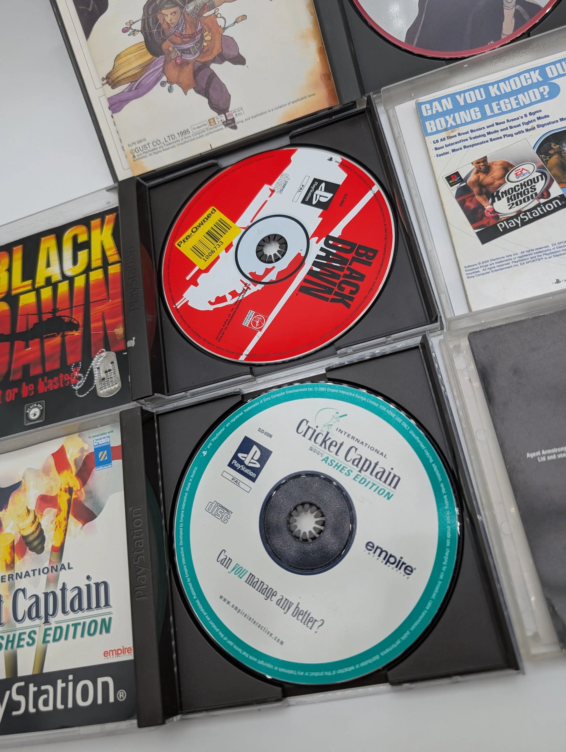 PS1 PlayStation 5x Game Lot Bundle Untested Fishing Cricket More FRENLY BRICKS - Open 7 Days