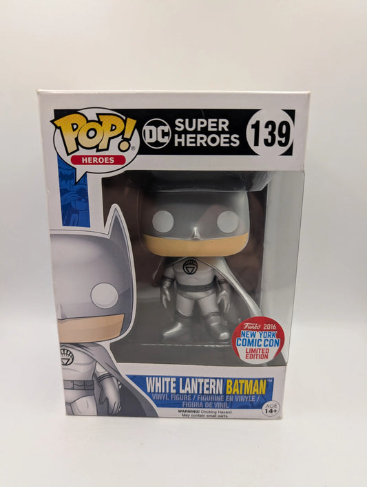 DC Super Heros Funko Pop #139 White Lantern Batman FRENLY BRICKS - Open 7 Days
