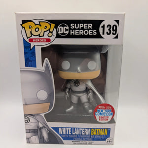 DC Super Heros Funko Pop #139 White Lantern Batman FRENLY BRICKS - Open 7 Days