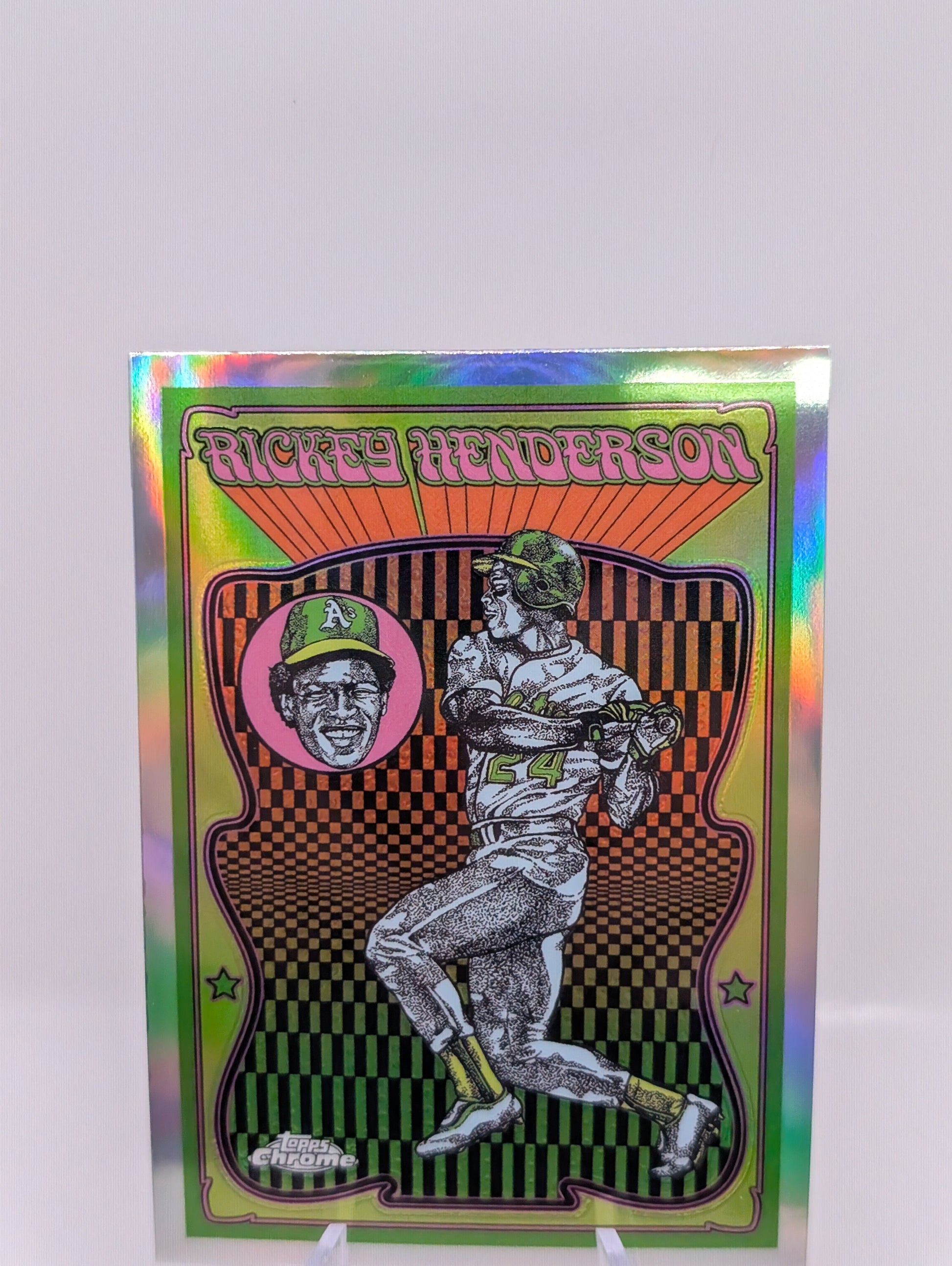 2025 Topps Chrome - Rickey Henderson (#UV-12) Ultraviolet All-Stars FRENLY BRICKS - Open 7 Days