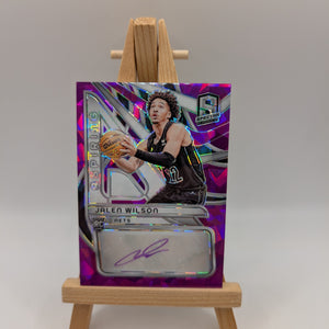 2023-24 Panini Spectra Aspiring Autographs Purple Jalen Wilson RC Auto /35 FRENLY BRICKS - Open 7 Days