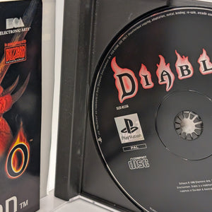 Diablo (Sony PlayStation PS1, 1998) Disc INC case, manual.
