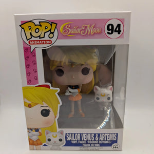 Sailor Moon Sailor Venus & Artemis 94 - Pop Vinyl Funko FRENLY BRICKS - Open 7 Days