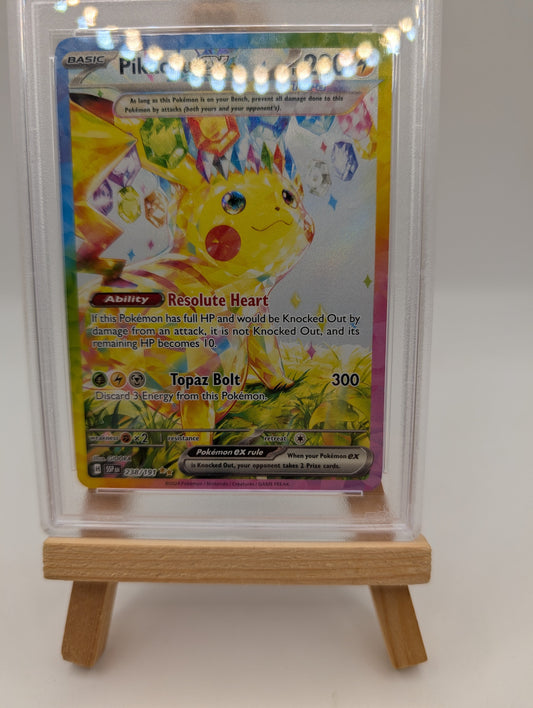 PIKACHU EX 238/191 PSA 9 SURGING SPARKS SIR POKEMON CARD ENGLISH FRENLY BRICKS - Open 7 Days