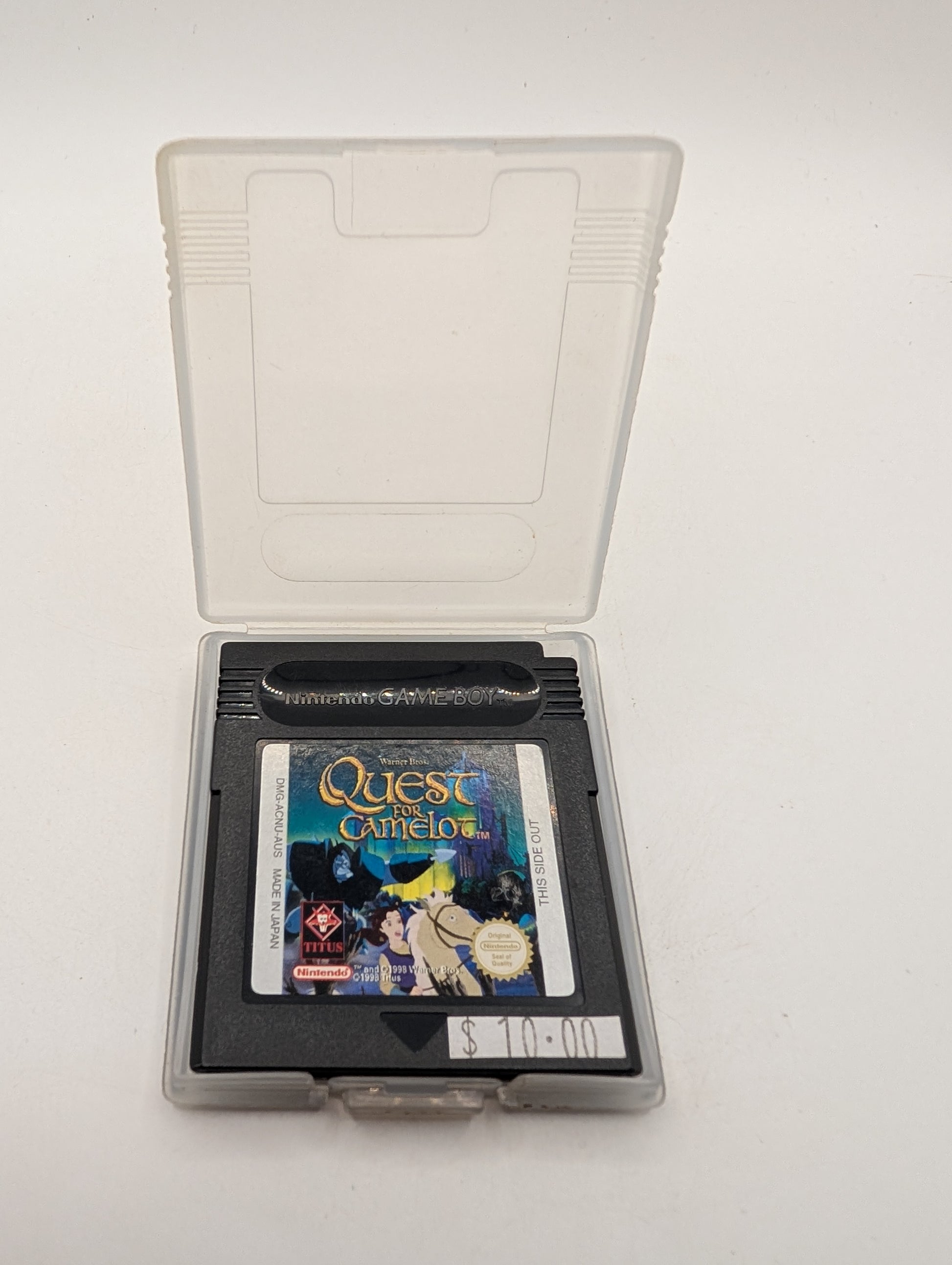 QUEST FOR CAMELOT | NINTENDO GAME BOY COLOR | CARTRIDGE AND CASE