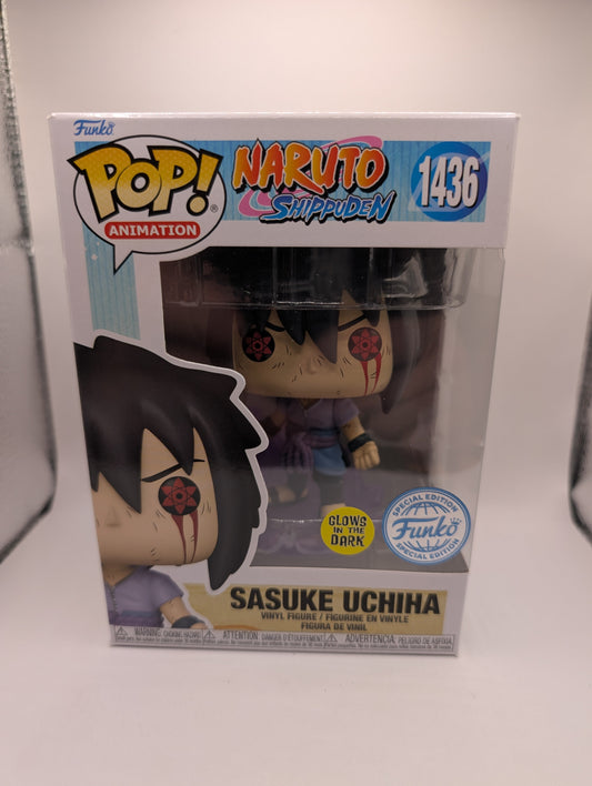 Funko Pop! Sasuke Uchiha *GITD* Amaterasu 1436 FRENLY BRICKS - Open 7 Days