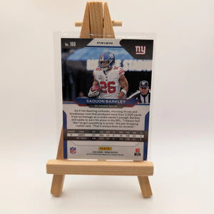2023 Panini Prizm #225 Saquon Barkley Orange Lazer New York Giants FRENLY BRICKS - Open 7 Days