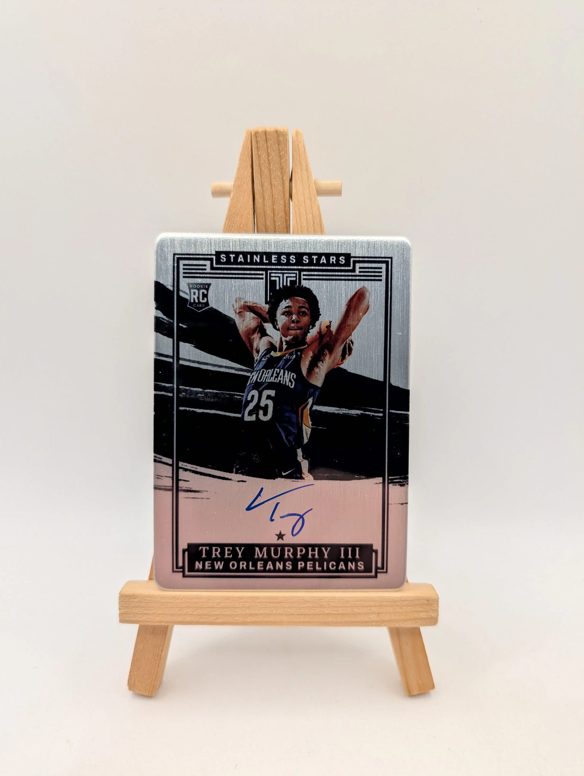 Trey Murphy III 2021-22 Impeccable Stainless Stars Autograph #'d l/99 Rookie RC FRENLY BRICKS - Open 7 Days image 1