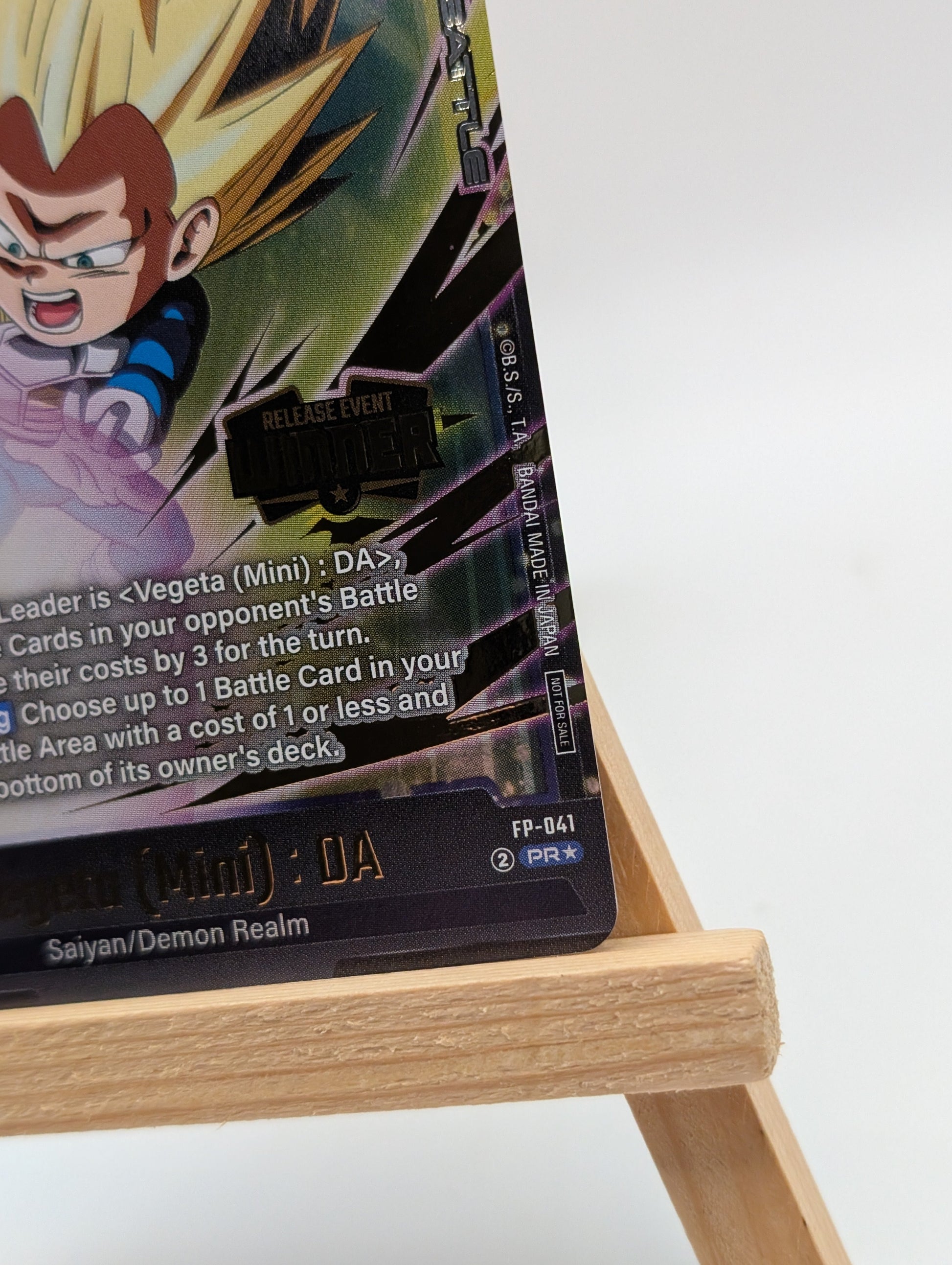Vegeta (Mini) : DA - FP-041 (Release Event Winner) - Rivals Clash Release Event Cards FRENLY BRICKS - Open 7 Days