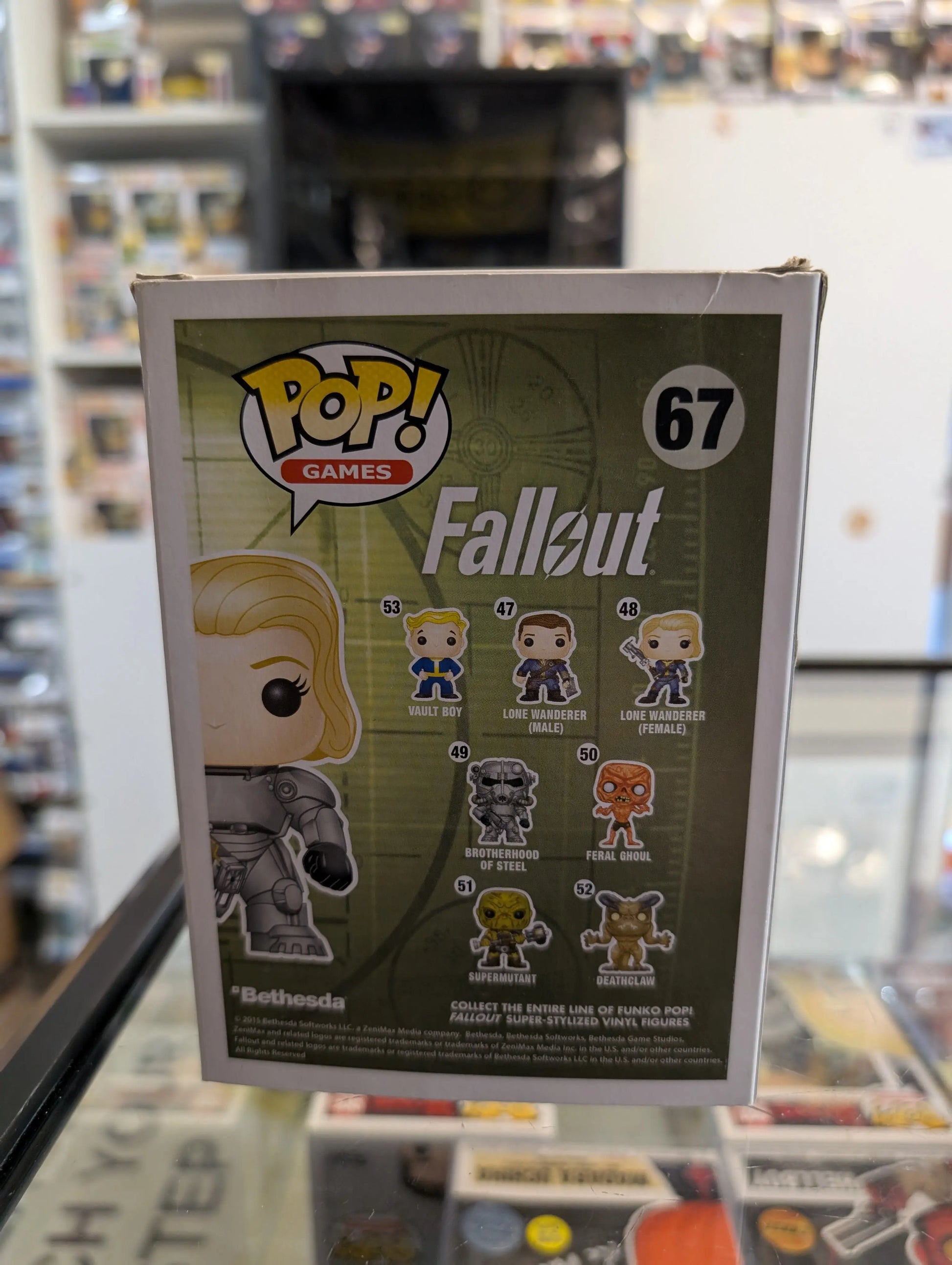Fallout Power Armor Unmasked Funko Games #67 Pop! Vinyl Figure New FRENLY BRICKS - Open 7 Days