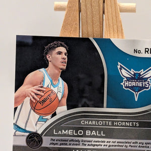 2020-21 Panini Spectra Rookie Dual Patch Auto LaMELO BALL JAMES WISEMAN /5 RC FRENLY BRICKS - Open 7 Days