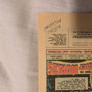 Showcase #103 DC Comics 1978 signed first page Murphy Anderson FRENLY BRICKS - Open 7 Days