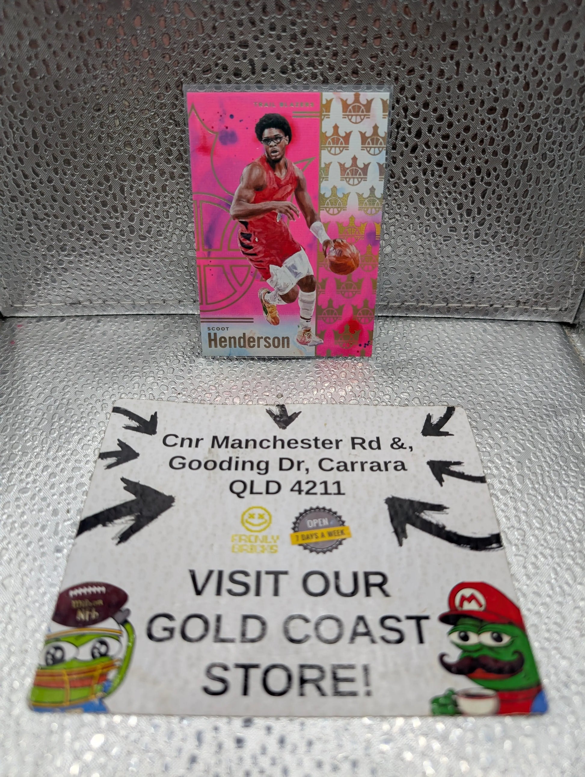 2024-25 Panini Court Kings Scoot Henderson Pink #/99 Portland Trail Blazers FRENLY BRICKS - Open 7 Days