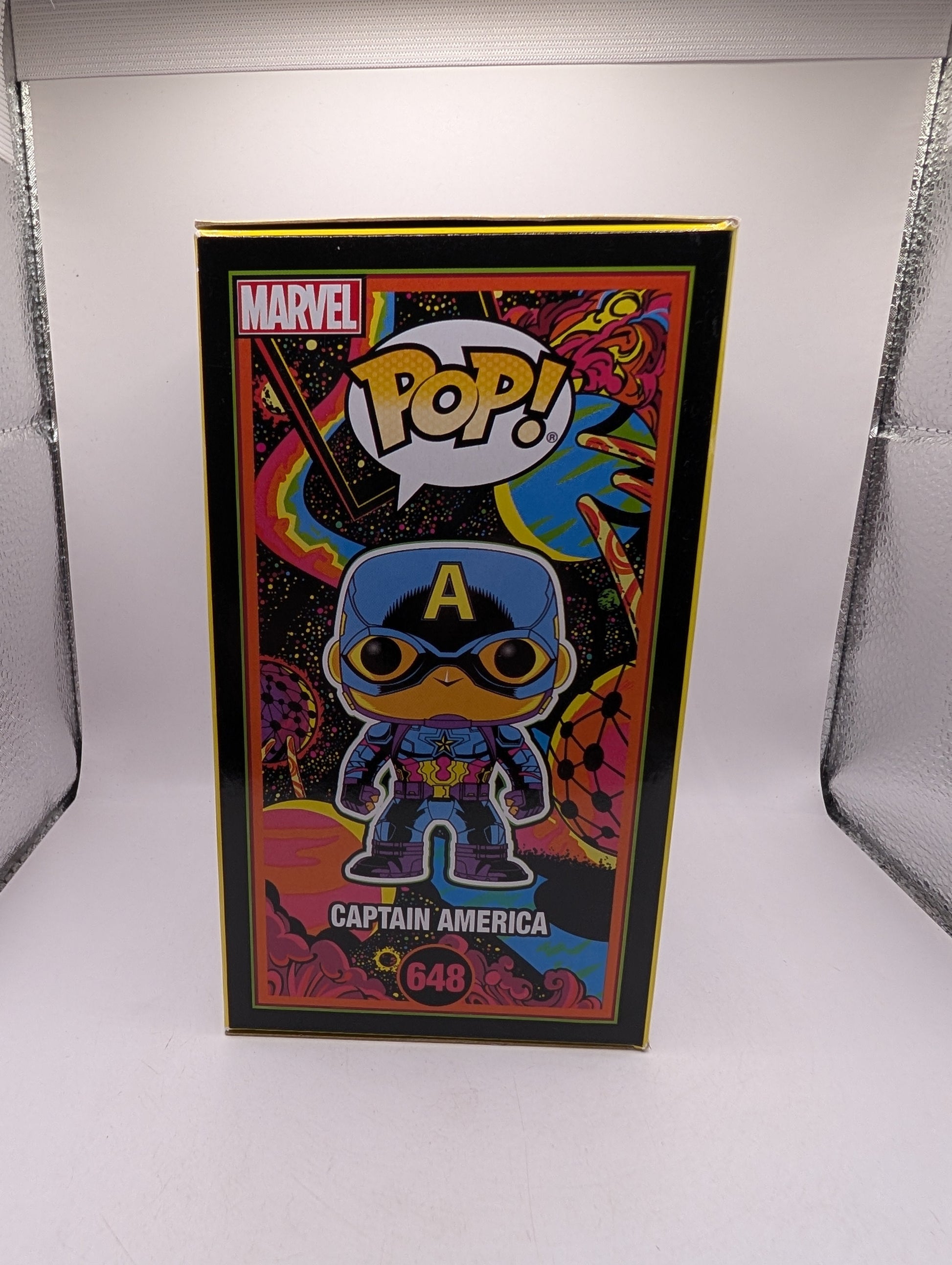Captain America Funko Pop! Vinyl Blacklight #648 Marvel FRENLY BRICKS - Open 7 Days
