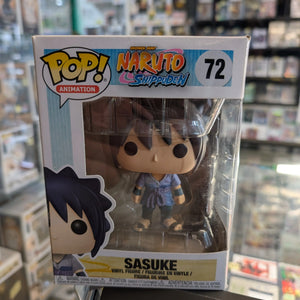 Funko Pop! Animation: Naruto Shippuden - Sasuke   #72 FRENLY BRICKS - Open 7 Days