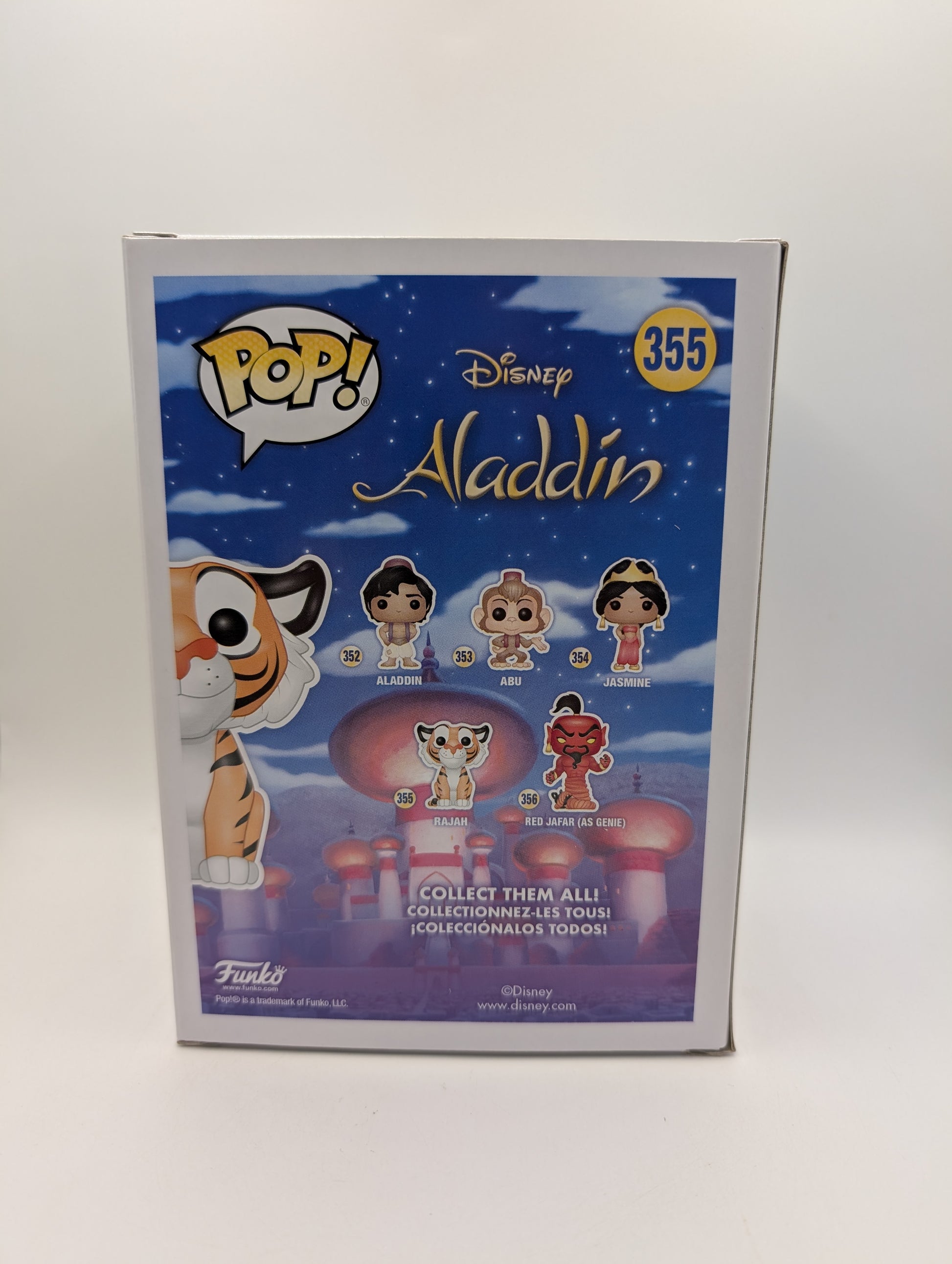 Disney Aladdin - Rajah Funko Pop Vinyl #355 Flocked