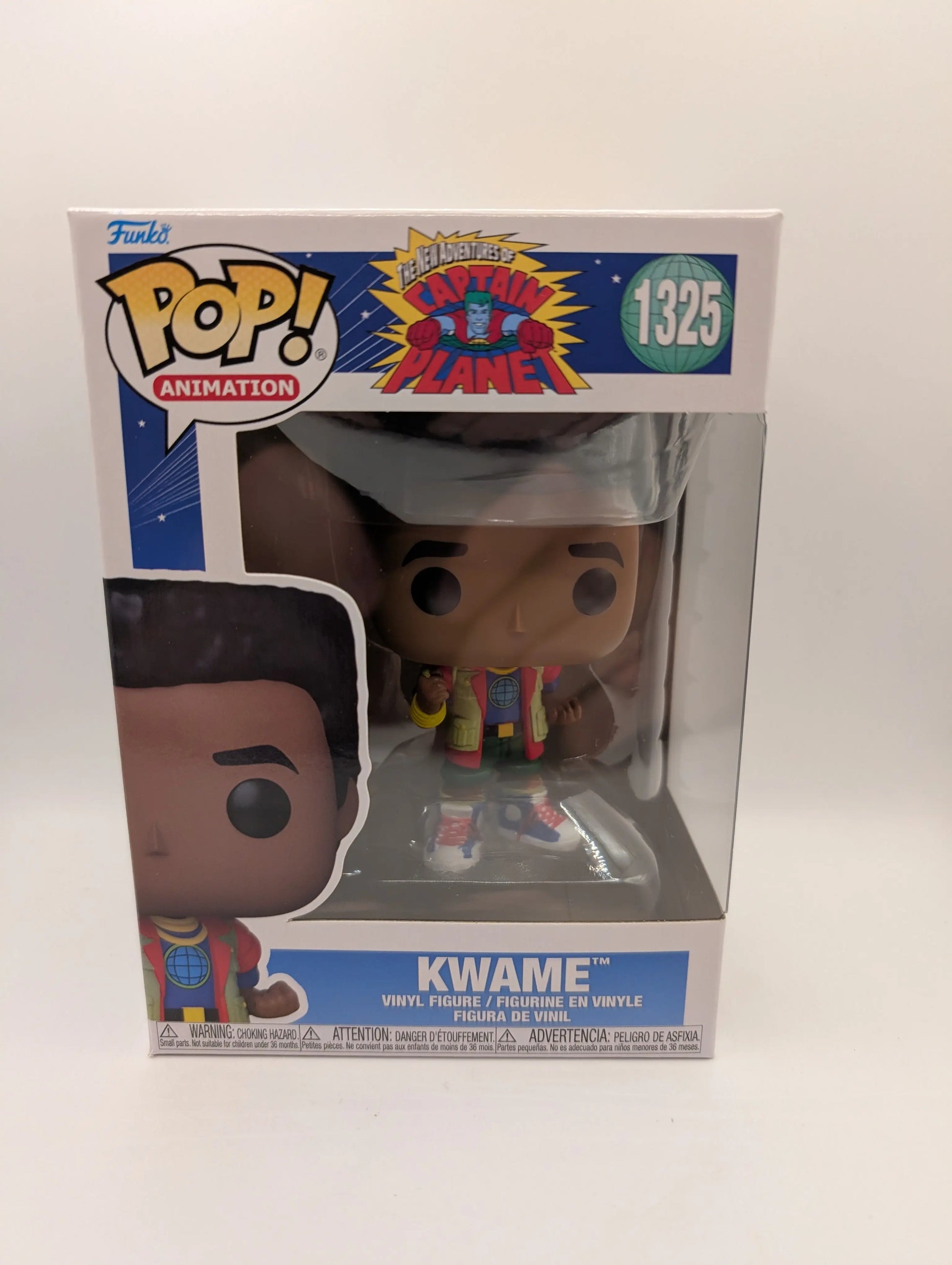 Funko Pop Vinyl Figure - Captain Planet - Kwame # 1325 FRENLY BRICKS - Open 7 Days