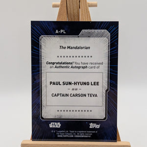 2022 Star Wars Signature Series Paul Sun-Hyung Lee Captain Carson Teva Auto FRENLY BRICKS - Open 7 Days
