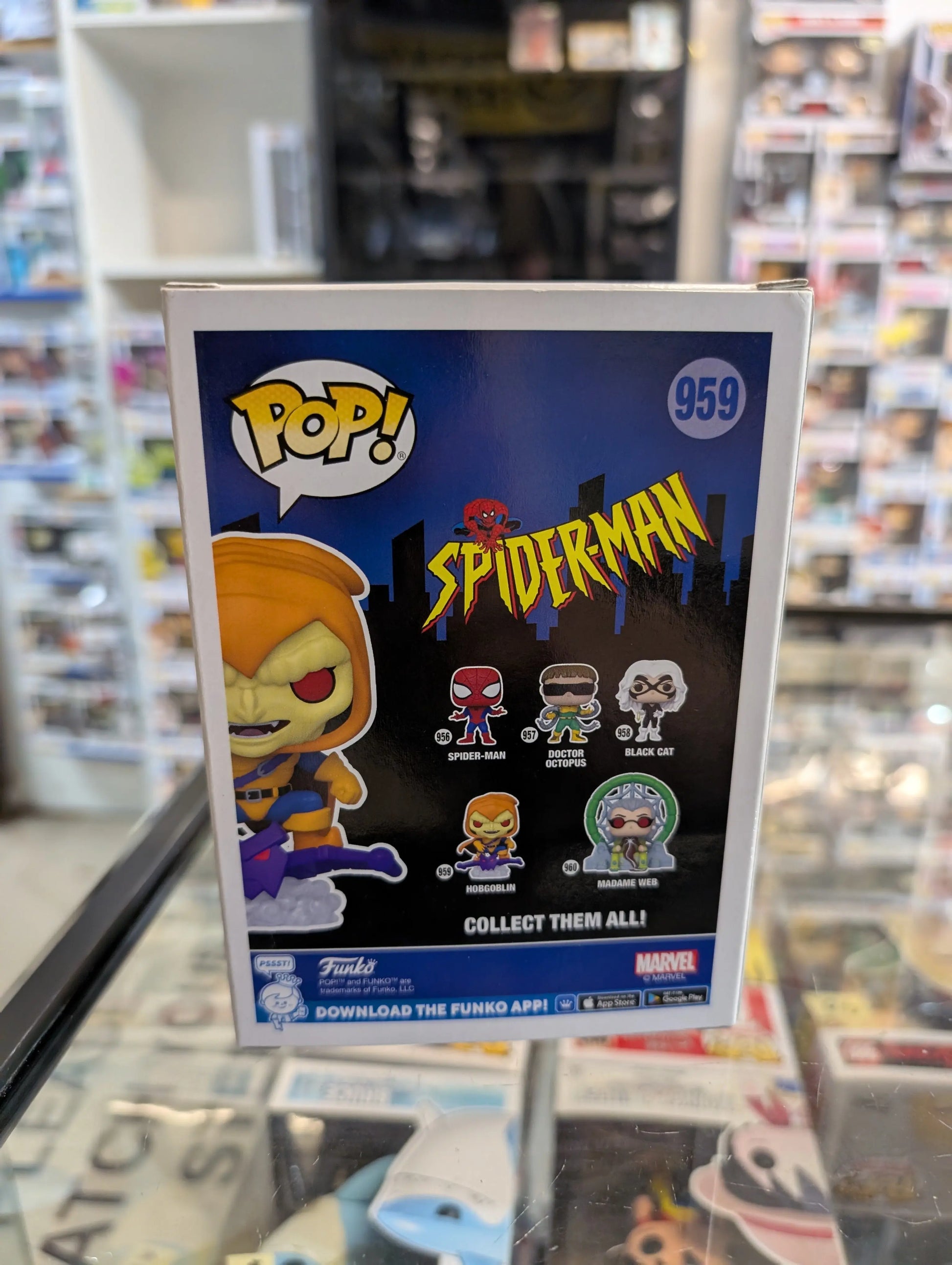 Funko Pop! Movies: Marvel: Hobgoblin Vinyl - 959 FRENLY BRICKS - Open 7 Days