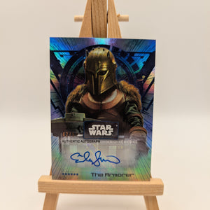 EMILY SWALLOW as THE ARMORER 2022 Star Wars Signature Auto Autograph Signed #/50 FRENLY BRICKS - Open 7 Days