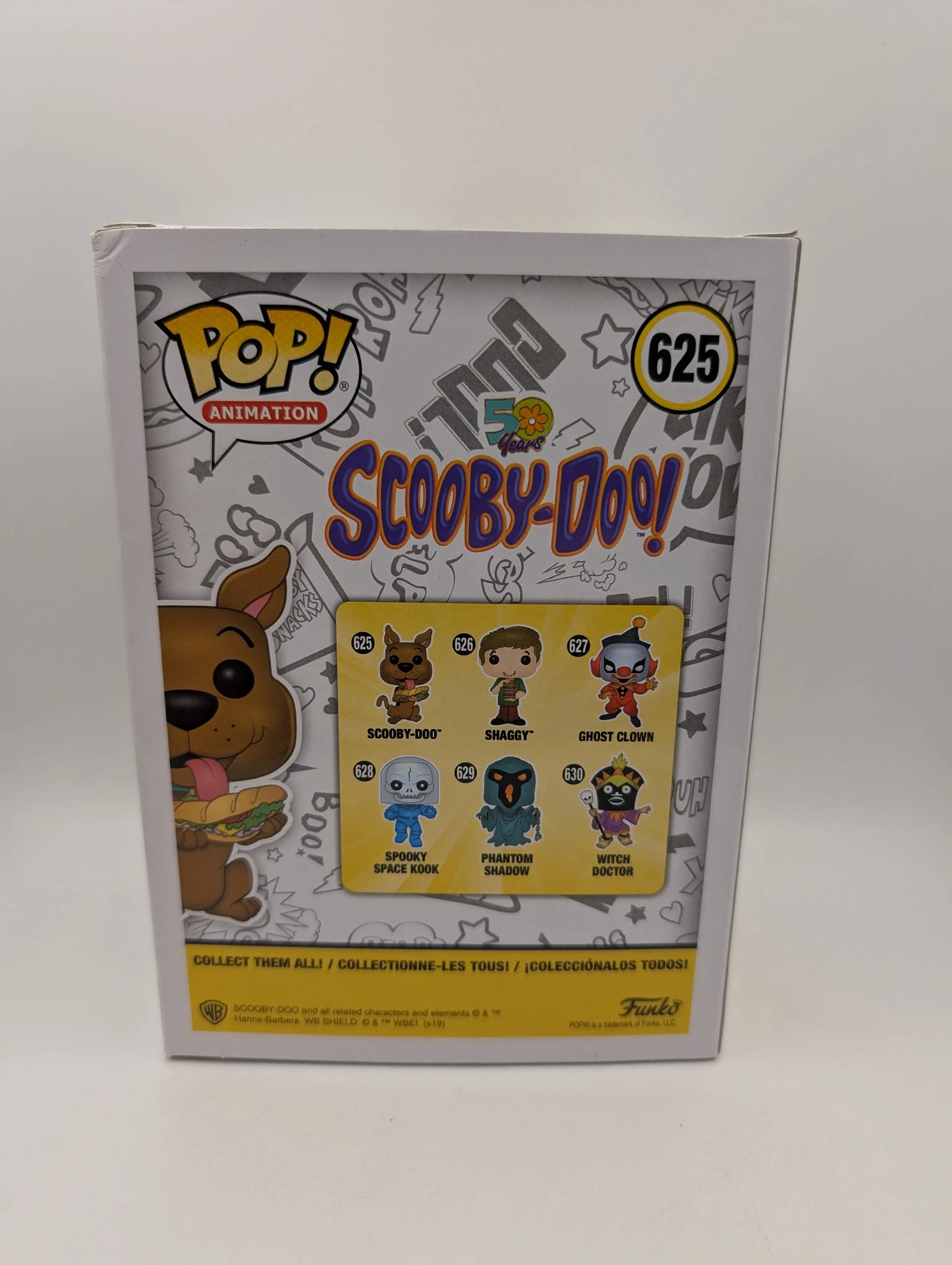 Funko POP! Animation 50 Years SCOOBY-DOO #625 Vinyl Figure FRENLY BRICKS - Open 7 Days