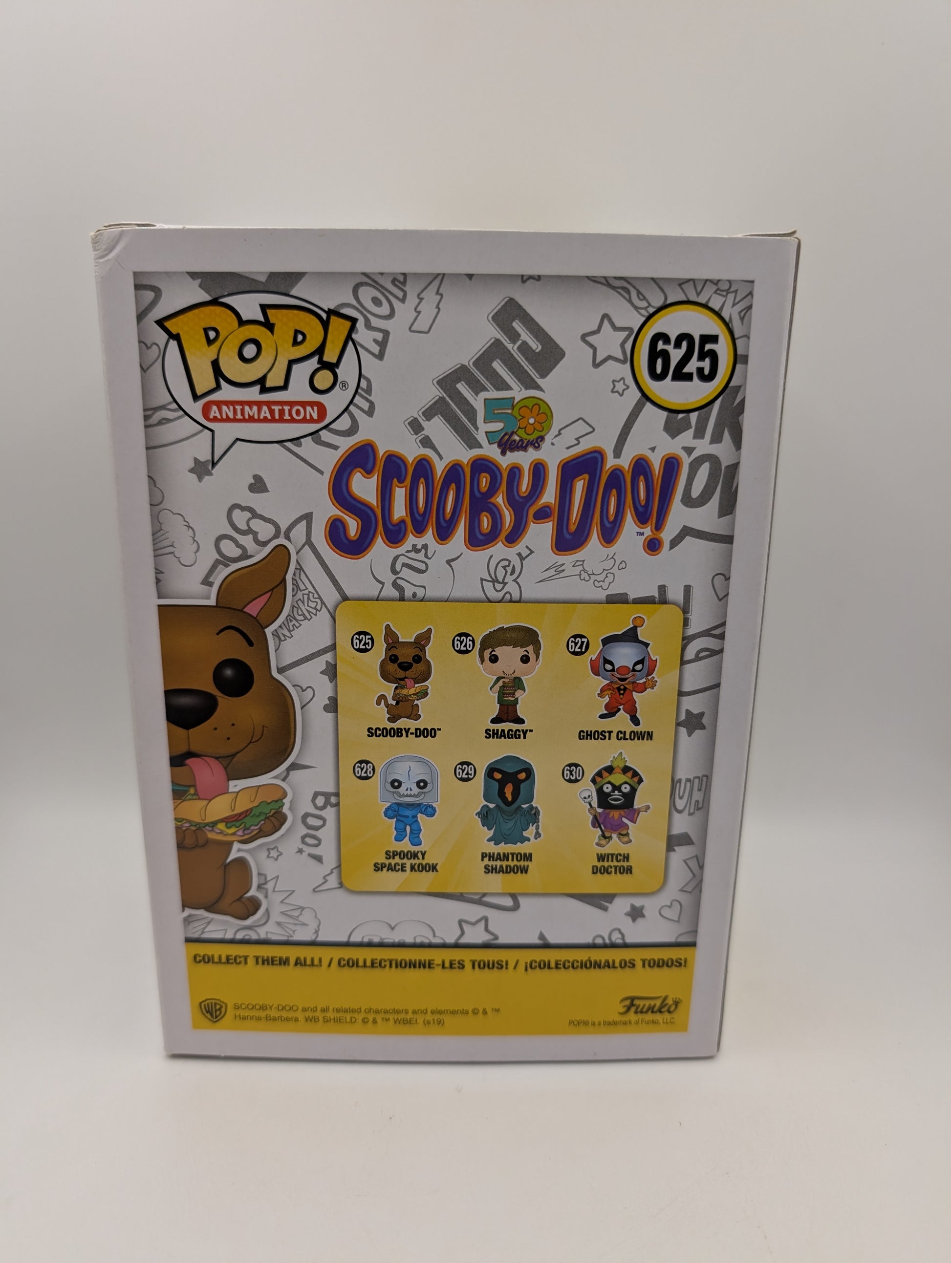 Funko POP! Animation 50 Years SCOOBY-DOO #625 Vinyl Figure