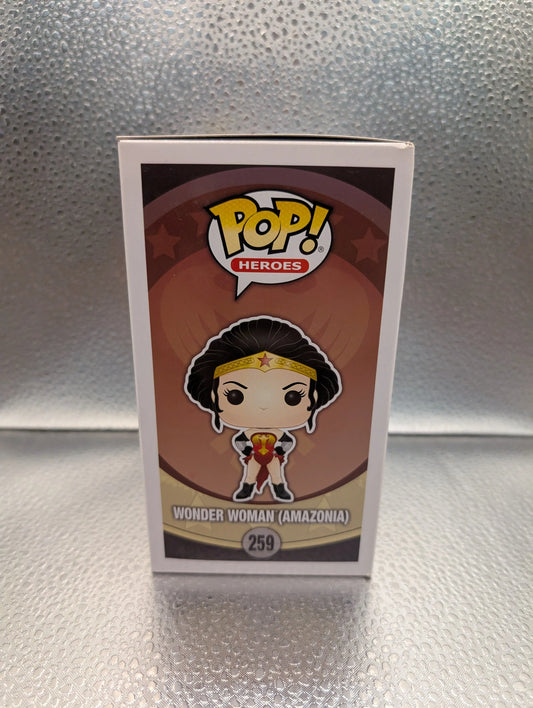 FUNKO POP HEROES FIGURE WONDER WOMAN (AMAZONIA) 259 LIMITED EDITION FRENLY BRICKS - Open 7 Days