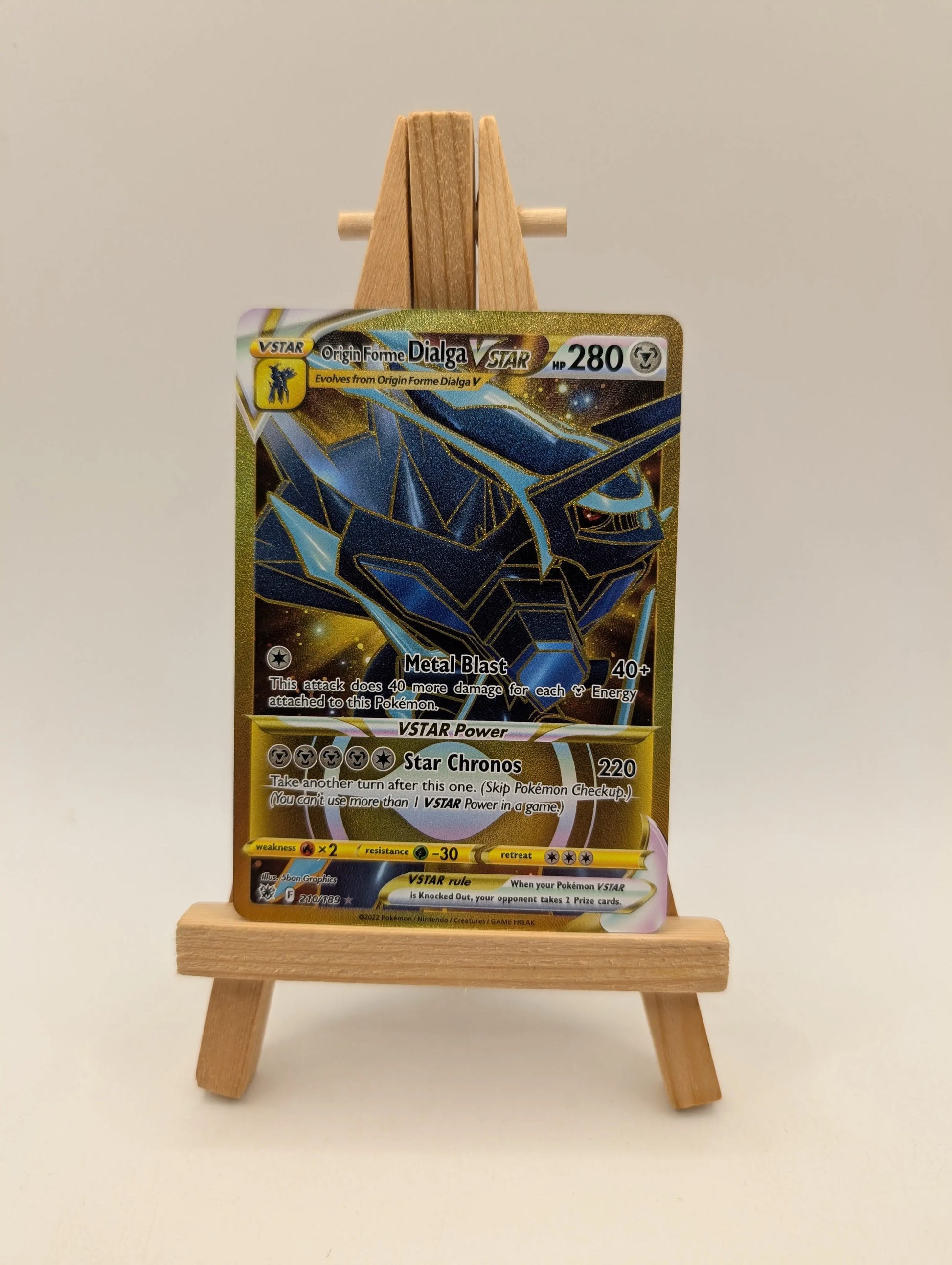 Pokemon TCG Origin Forme Dialga VSTAR 210/189 Astral Radiance FRENLY BRICKS - Open 7 Days image 1