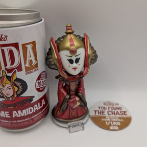Padme Amidala Metallic Star Wars Funko Soda! Chase 1/1,600 LTD PCS RARE VHTF FRENLY BRICKS - Open 7 Days