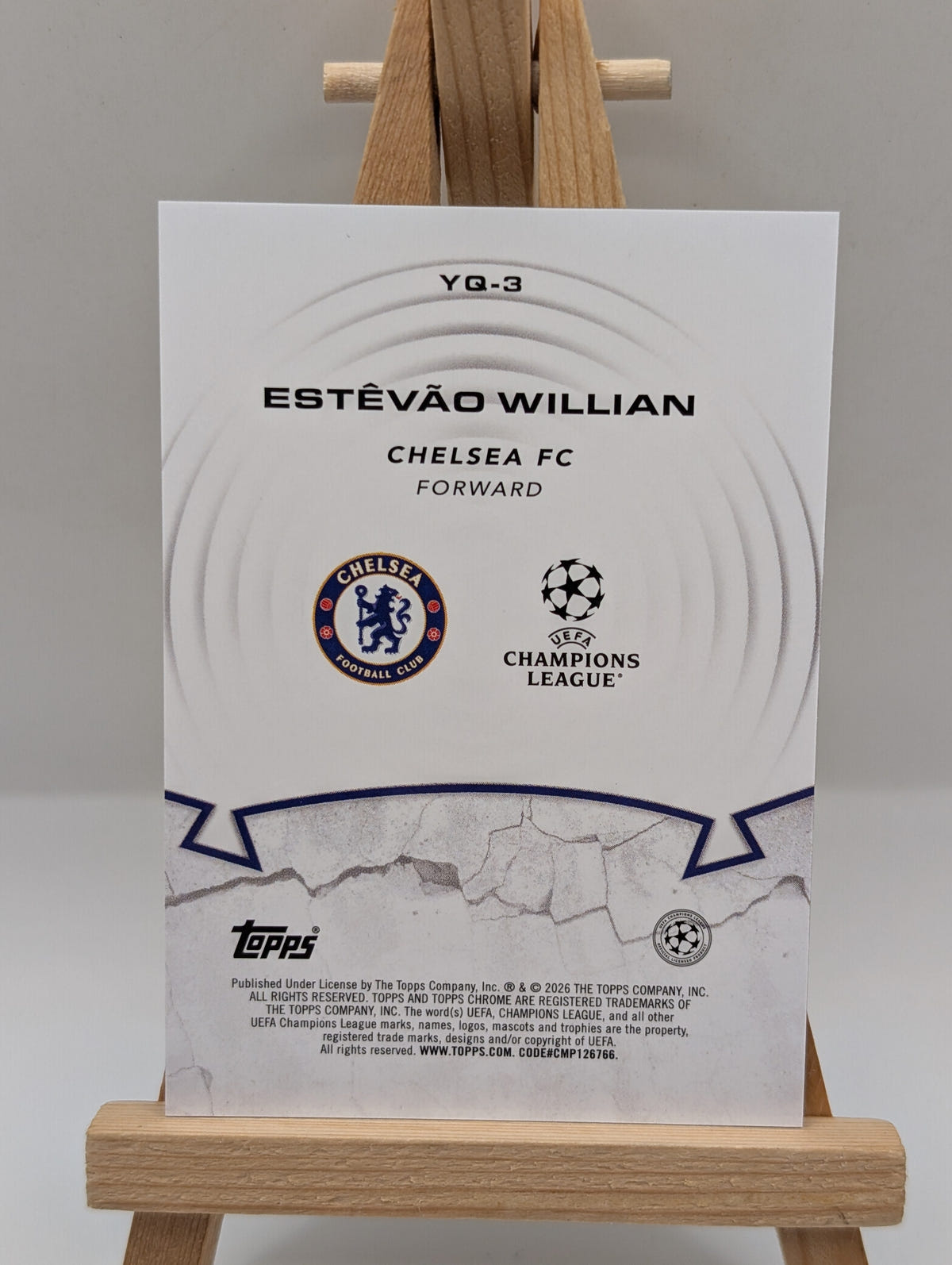 Estevao Willian Chelsea FC SP Youthquake bookend /50 RC Topps Chrome UCC 2026 FRENLY BRICKS - Open 7 Days image 7