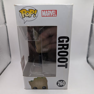 Funko Pop! Groot w/Mix Tape #260 - Marvel Collector Corps Exclusive FRENLY BRICKS - Open 7 Days