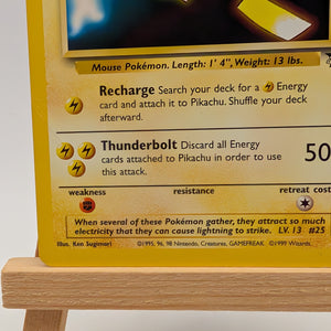Pokemon TCG · Pikachu 4 · WB Movie · Black Star Promo · Vintage WOTC (1999) FRENLY BRICKS - Open 7 Days