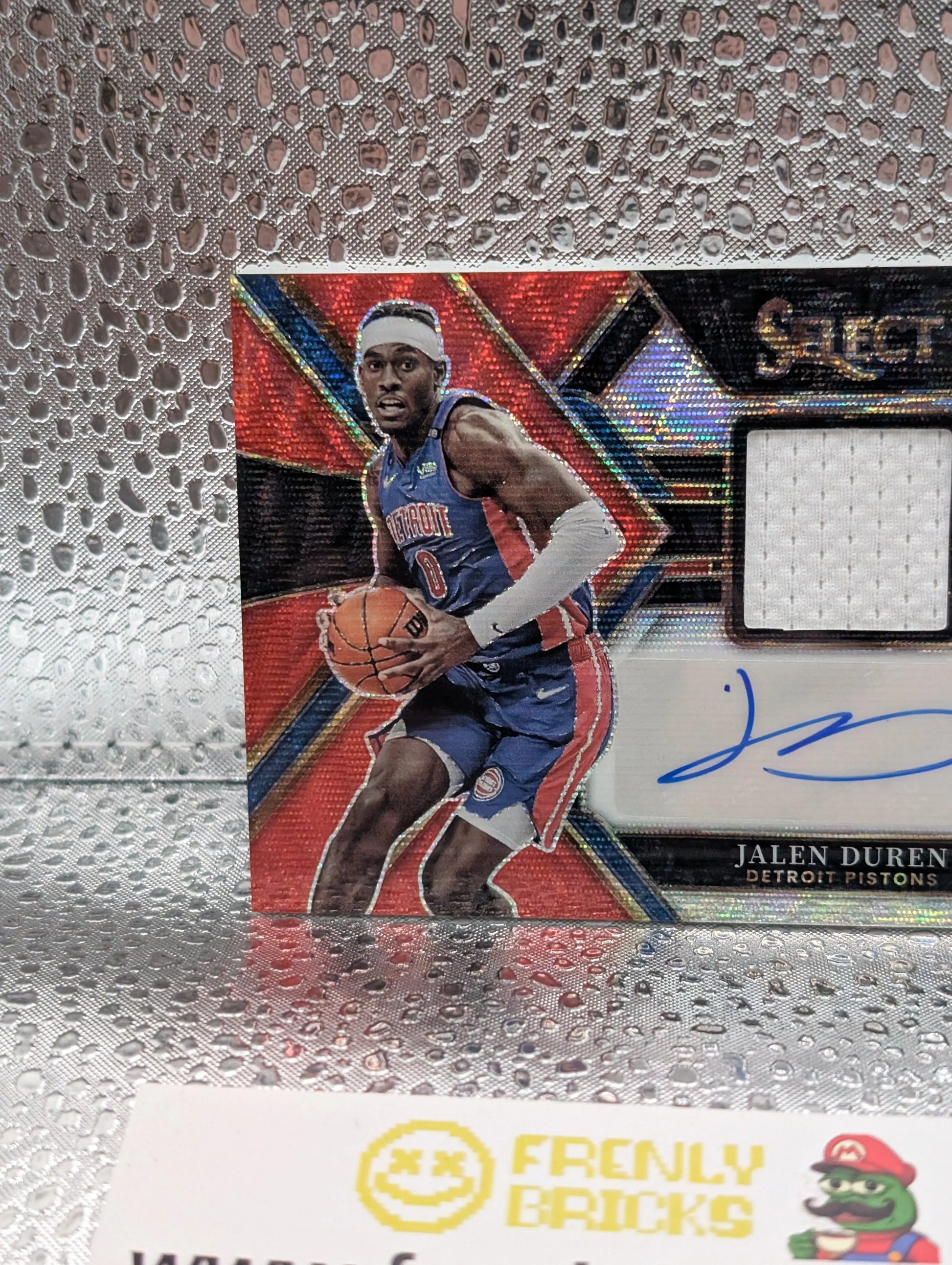 JALEN DUREN Select Red Wave RPA !! 2022- 23 ROOKIE RC Detroit FRENLY BRICKS - Open 7 Days