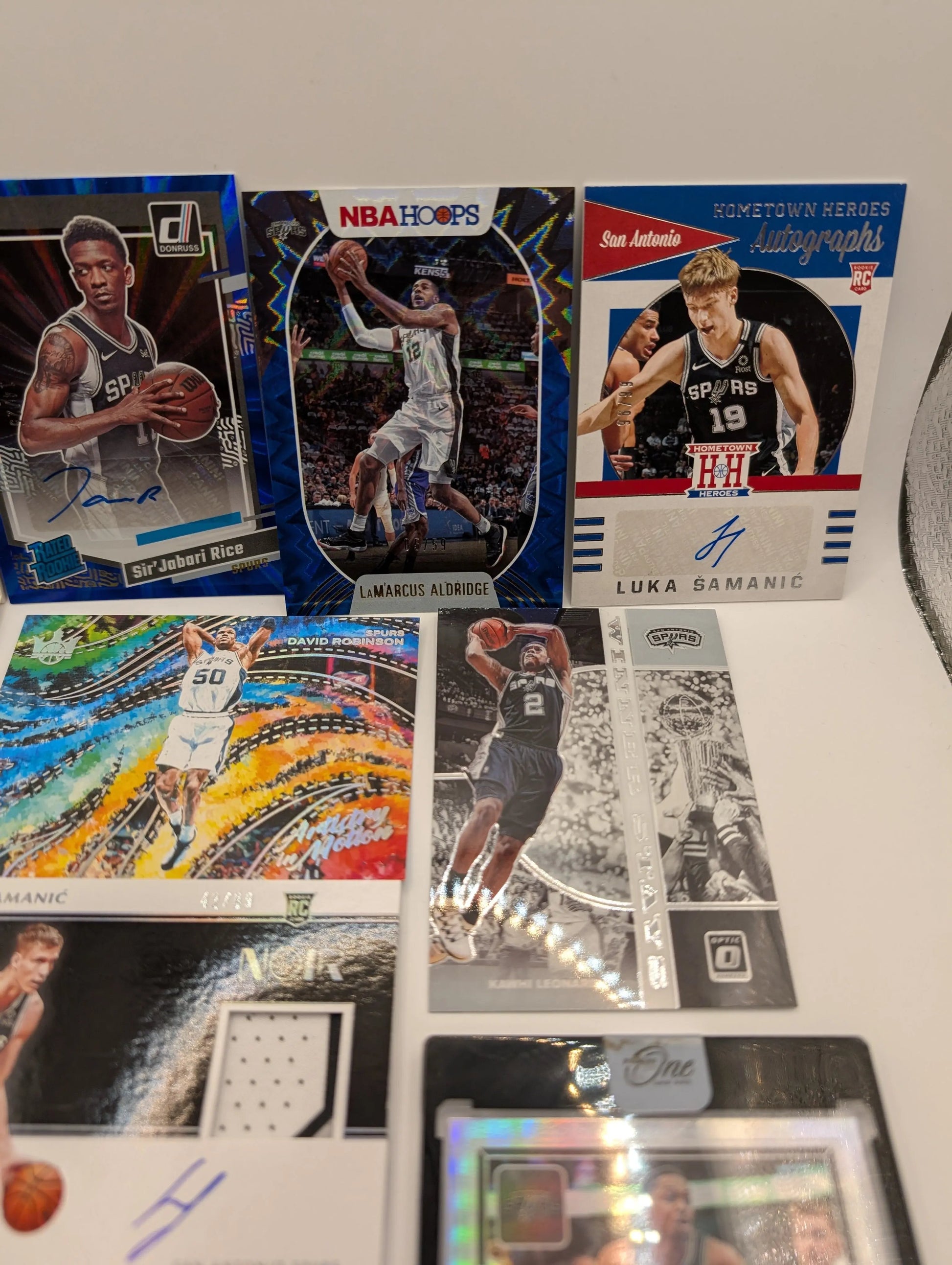 San Antonio Spurs NBA Basketball Card Lot, Rookies, Patch, Auto, George Gervin FRENLY BRICKS - Open 7 Days