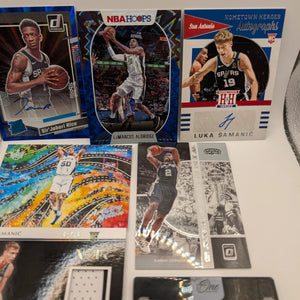 San Antonio Spurs NBA Basketball Card Lot, Rookies, Patch, Auto, George Gervin FRENLY BRICKS - Open 7 Days