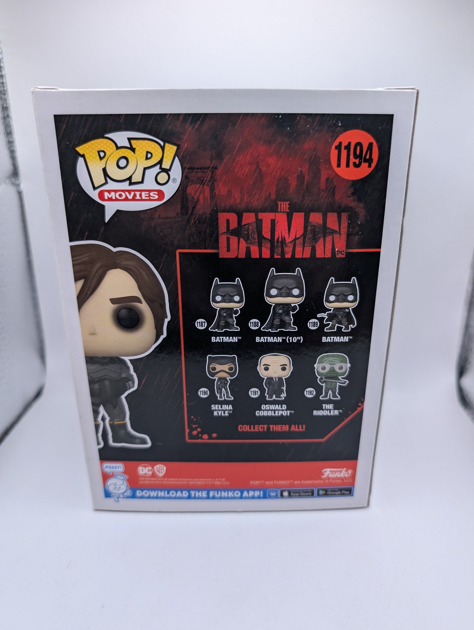 Funko Pop! The Batman: #1194 BRUCE WAYNE *VAULTED* FRENLY BRICKS - Open 7 Days