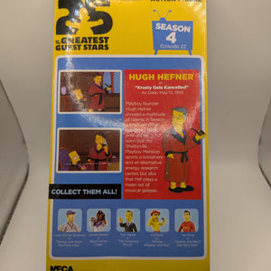 NECA The Simpsons Guest Stars Series 1 Playboy HUGH HEFNER Action Figure