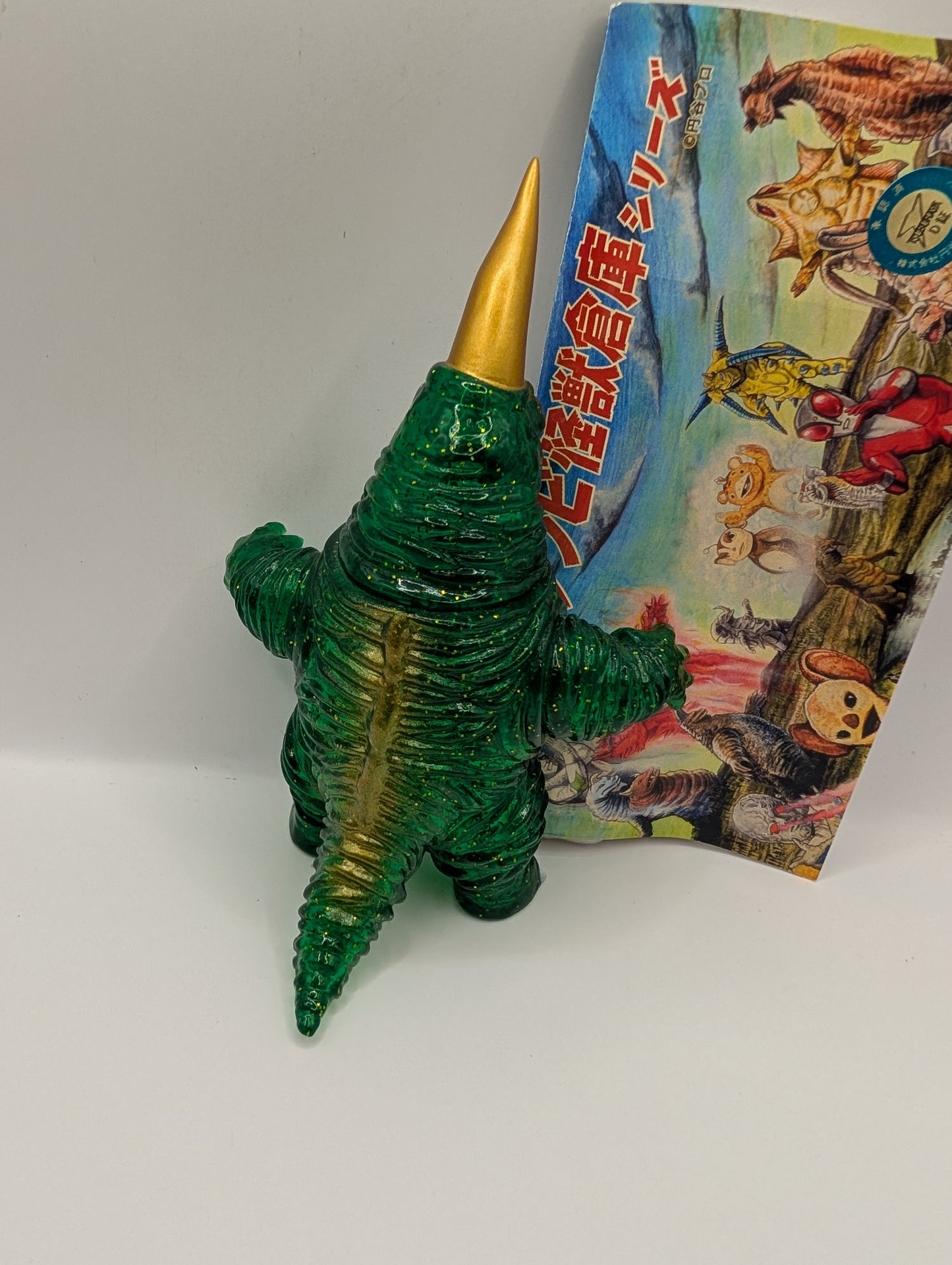 MAX TOY Mini Soft Vinyl Kaiju Warehouse Series Ranosorus GREEN Sparkle FRENLY BRICKS - Open 7 Days