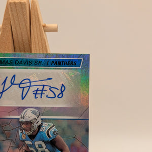 THOMAS DAVIS SR PANTHERS 2021 PANINI DONRUSS ELITE IMPACT IMPRESSIONS AUTO /99 FRENLY BRICKS - Open 7 Days