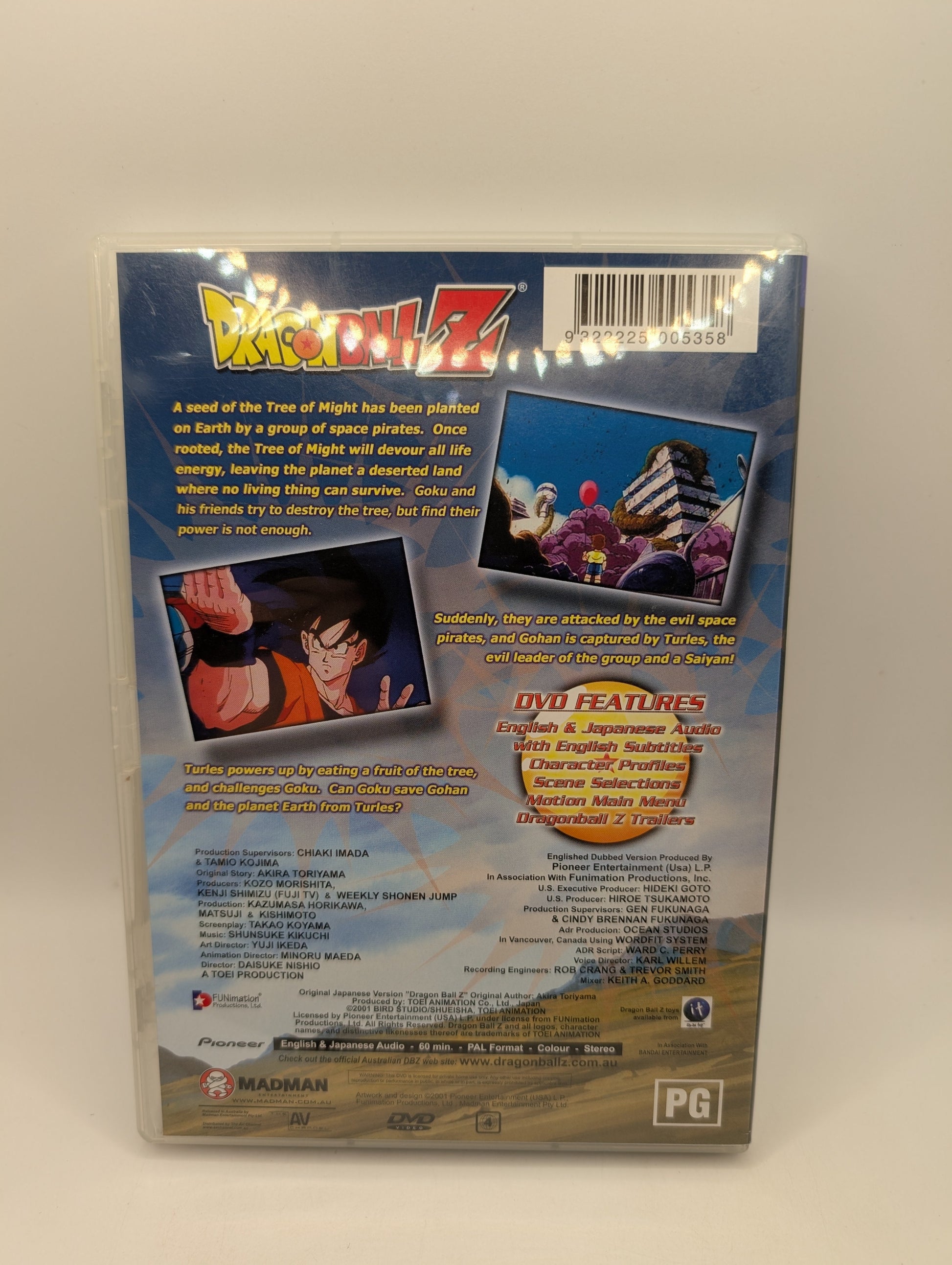 Dragonball Z DVD The Tree Of Might Movie Special No 3 Region 4 FRENLY BRICKS - Open 7 Days