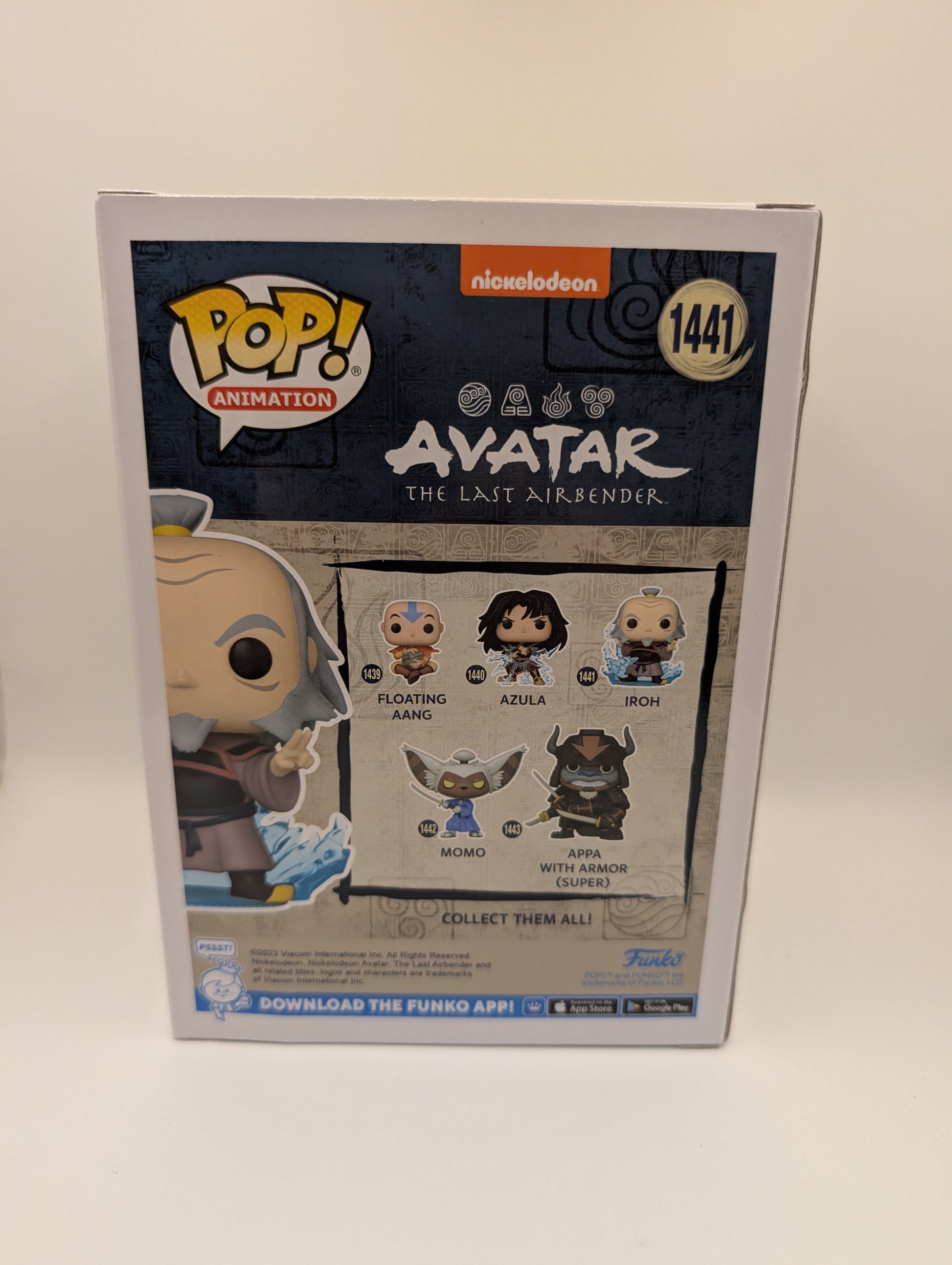 Funko Pop Avatar The Last Airbender Iroh with Lightning #1441 Animation FRENLY BRICKS - Open 7 Days