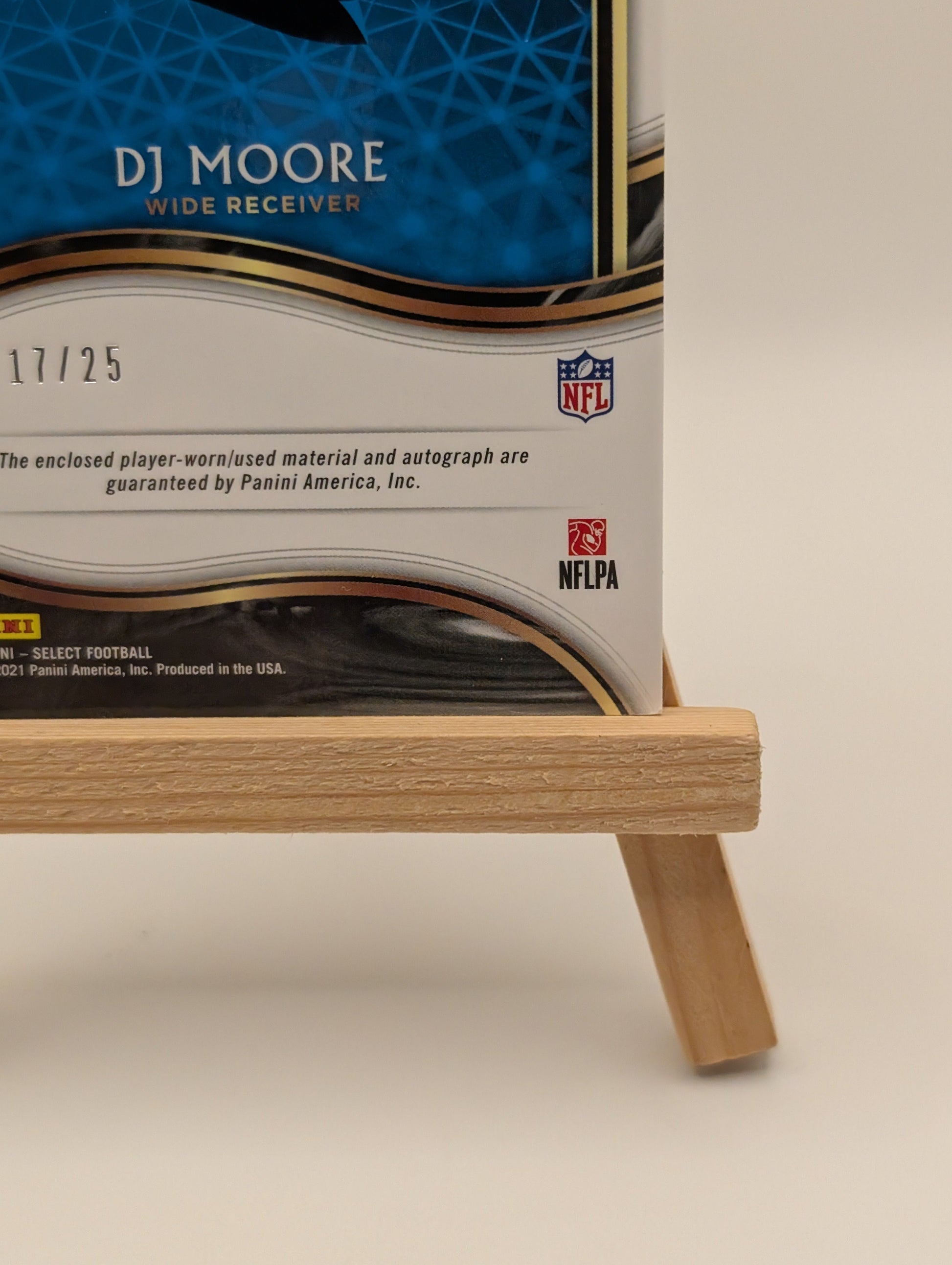 2020 Select DJ Moore Signature Patch Tie Dye Prizm Auto /25 FRENLY BRICKS - Open 7 Days