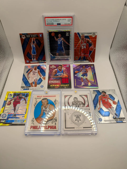 Philadelphia 76ers NBA Basketball Card Lot, Rookies, Patch, Auto, Graded FRENLY BRICKS - Open 7 Days