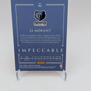2020-21 Panini Impeccable Ja Morant 1/1 One of One FRENLY BRICKS - Open 7 Days