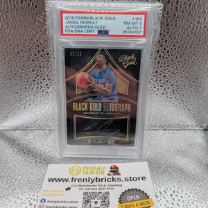 Jamal Murray Auto /25 Black Gold Rookie #163 RC Denver Nuggets Kentucky Wildcats PSA 8 FRENLY BRICKS - Open 7 Days